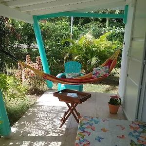 Cajou Dans Domaine Tropical Ventilé à Sainte-anne Hébergement de vacances